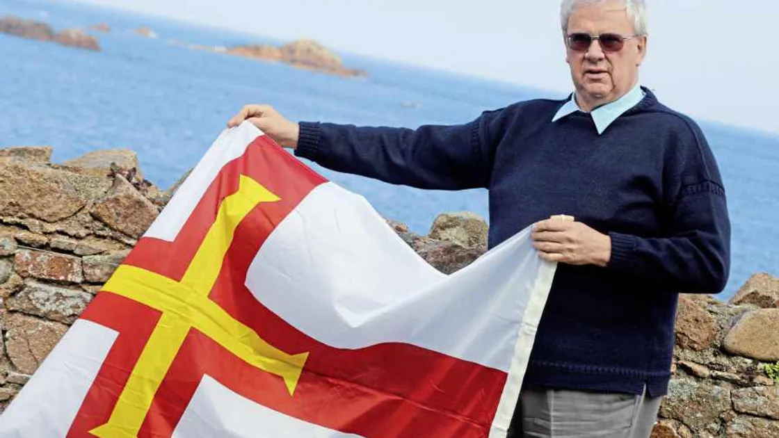 'Unusual' flag which celebrates Liberation cut down from rock