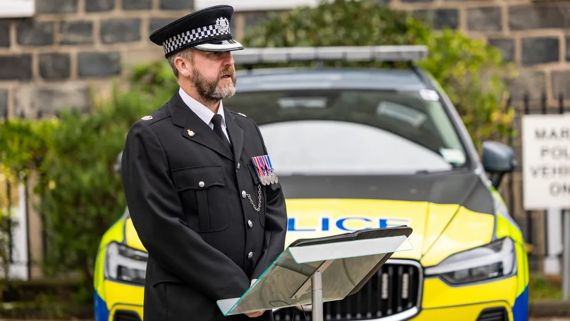 Superintendent Liam Johnson, pictured, said the new measures were making a difference in helping the police to tackle domestic abuse