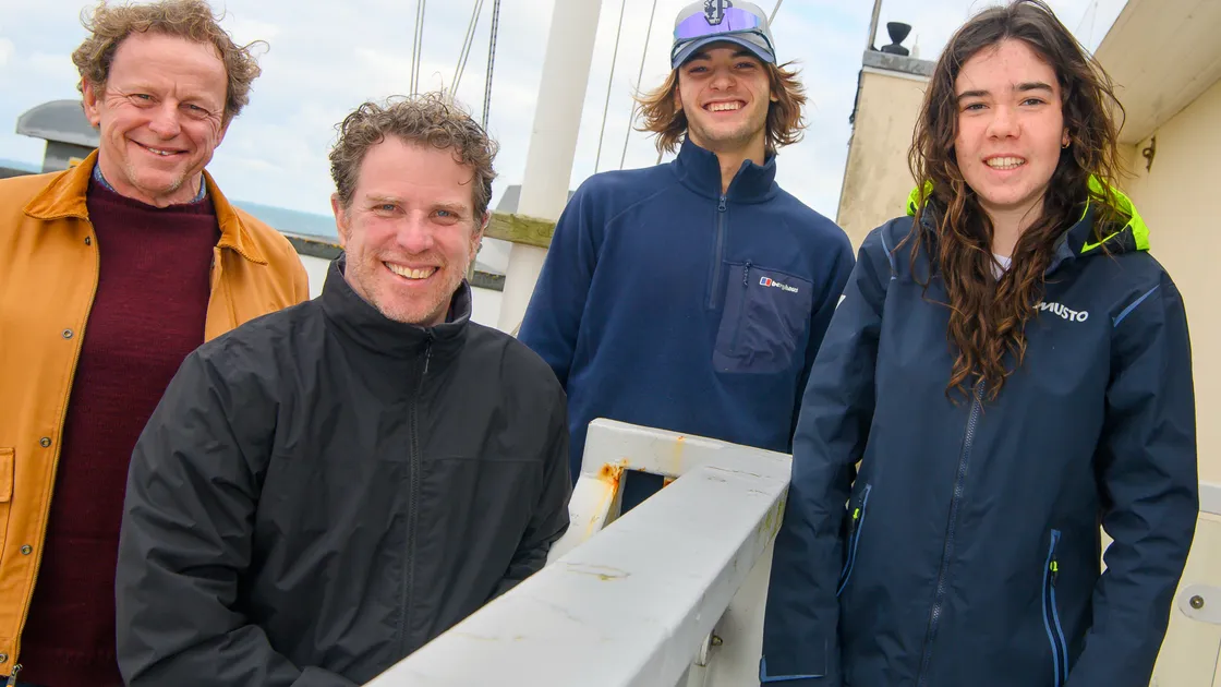 Left to right: Dave Aslett, Darragh Lee, Monty Desforges and Jess Watson. (Picture by Andrew Le Poidevin, 34016433)