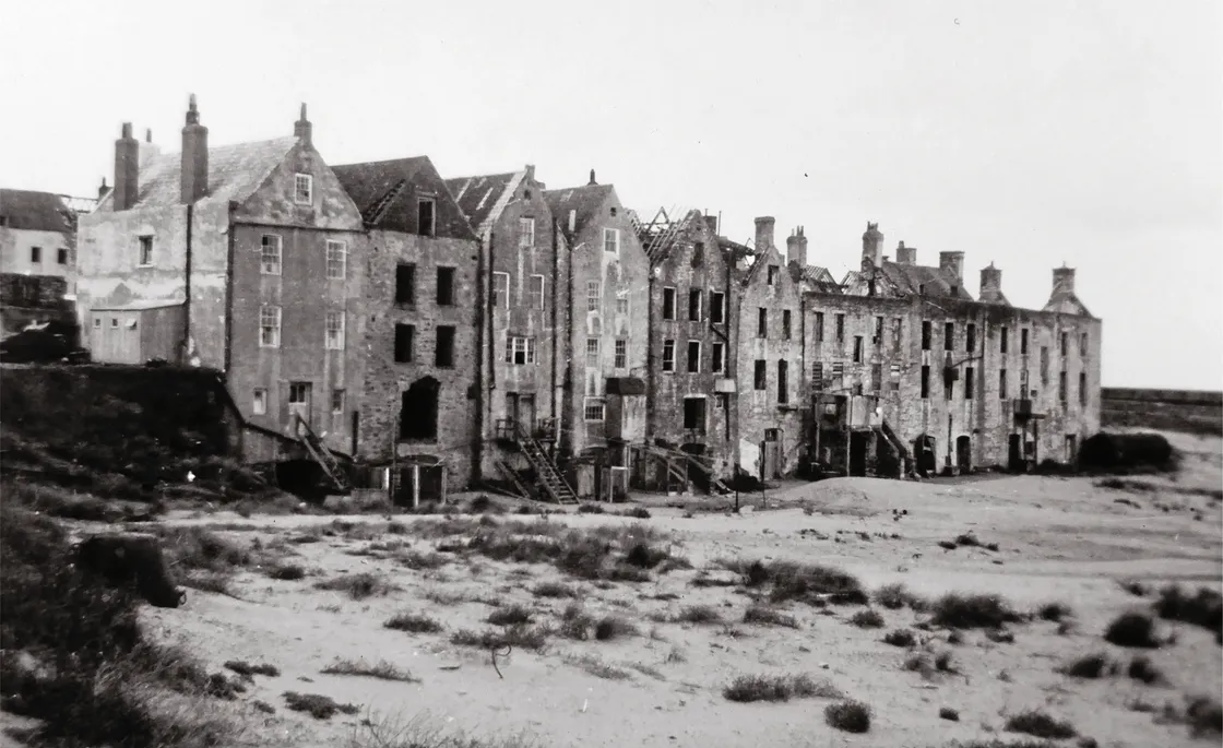 Braye Street was among the more derelict areas at the time of liberation