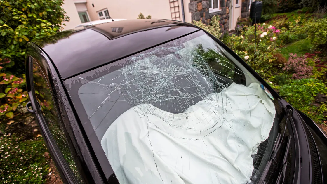 Police are appealing for witnesses after two properties in La Grande Rue, St Saviour's, were targeted at the weekend. The damage caused includes a smashed car windscreen, a broken wing mirror, a stolen number plate and human excrement smeared on a wall. (Picture by Sophie Rabey, 33707212)