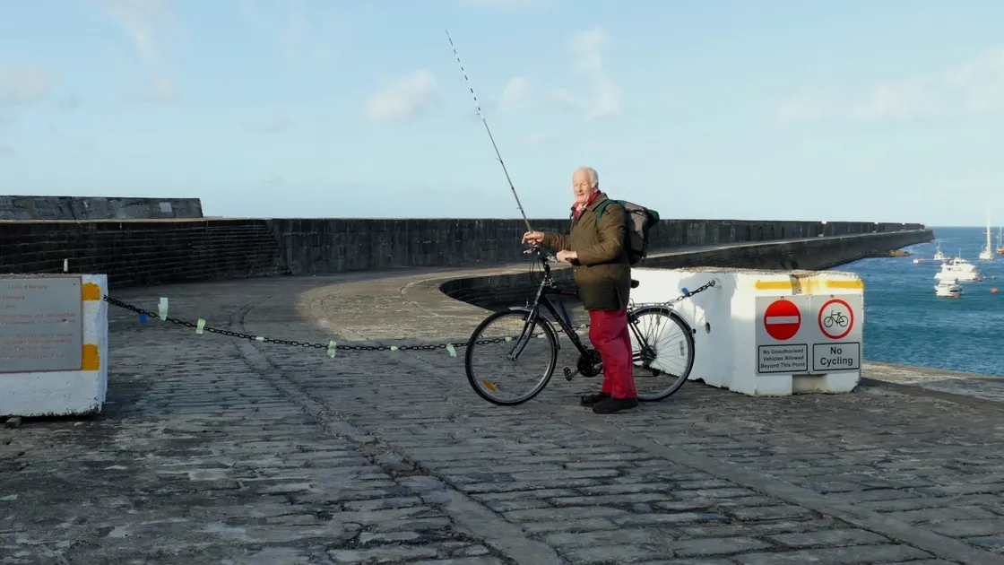 Keen local angler David Nash has been incensed by the addition of a chain blocking access to Alderney Breakwater.(Picture supplied by David Nash)