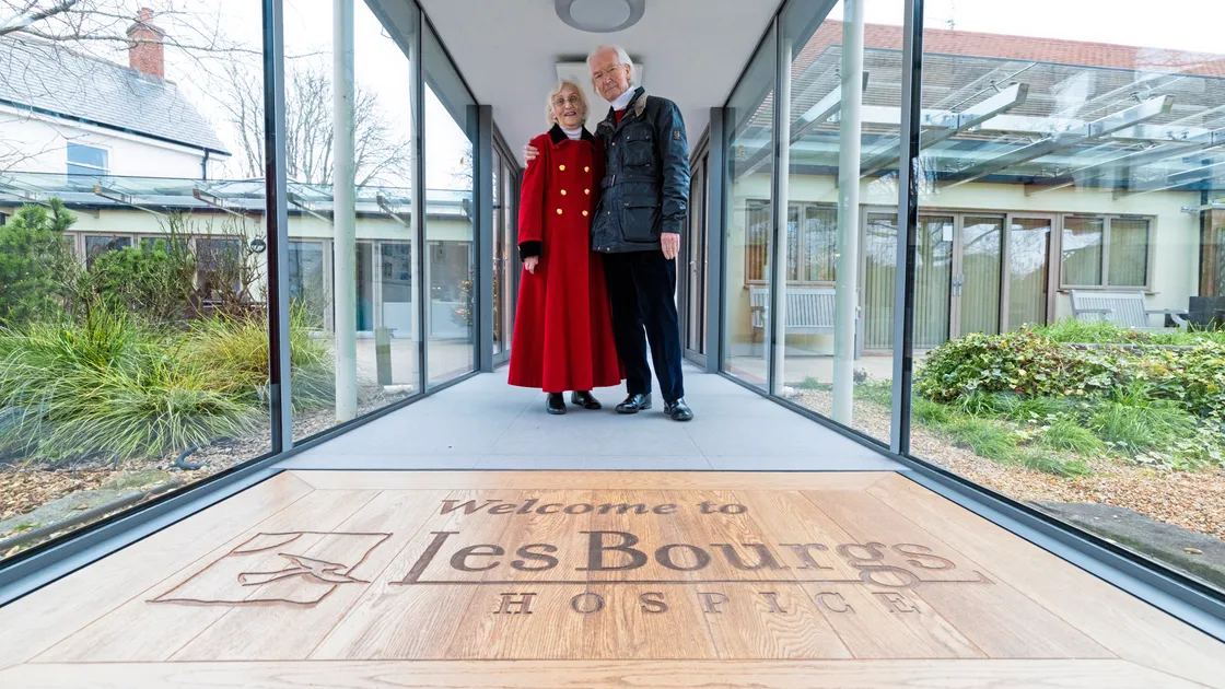 Though no longer directors, the couple are still involved with the charity and visit the hospice regularly to catch up with the nurses and staff
