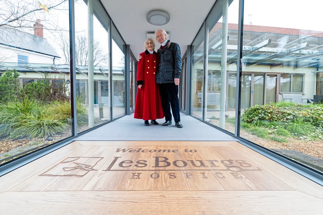 Though no longer directors, the couple are still involved with the charity and visit the hospice regularly to catch up with the nurses and staff