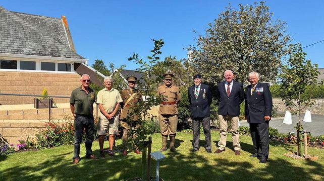 Oak trees planted to honour Freemasons’ war service