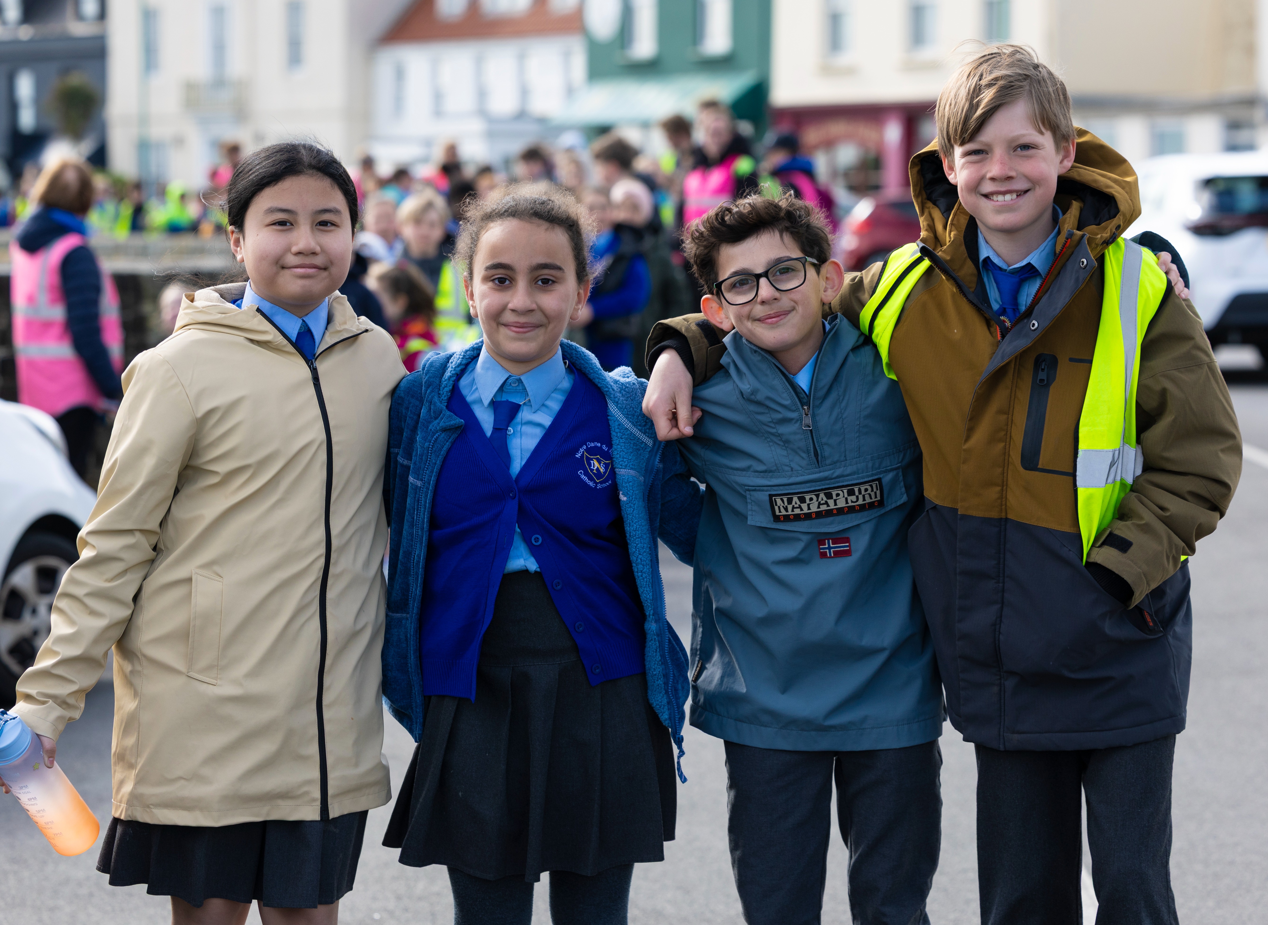 Notre Dame and St Mary & St Michael on Lenten trek