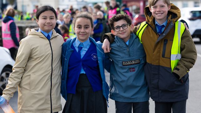 Notre Dame and St Mary & St Michael on Lenten trek