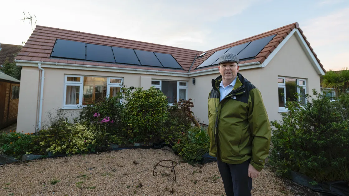 Paul Watts has had his house insulated externally and is happy with the results despite problems reported in the UK