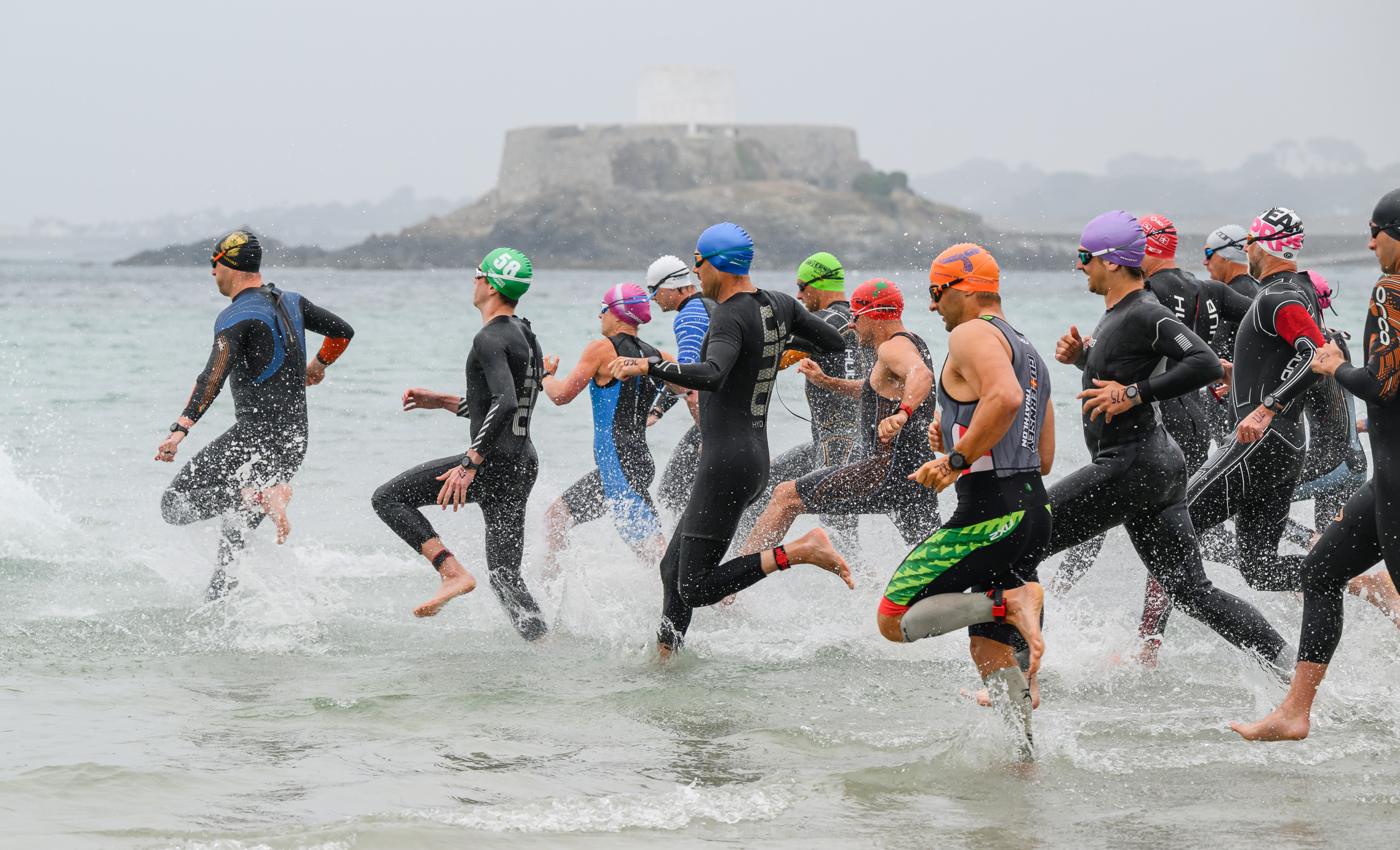 Triathletes battle for Island Games spots in Rocquaine sprint
