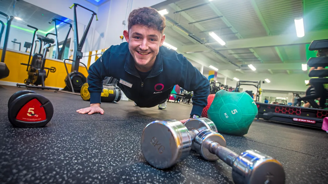 Gyms are seeing a predictable upturn in memberships after the New Year. Beau Sejour personal trainer and fitness instructor Dec Collenette is pictured. (Picture by Peter Frankland, 33928509)
