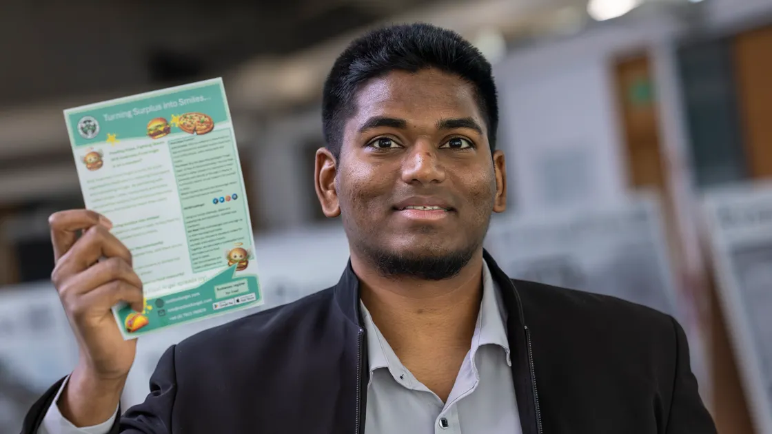 Hans Canagareddy is the founder of SOS Guernsey Food Angel and is launching the app this week to allow people to buy unwanted food from restaurants.