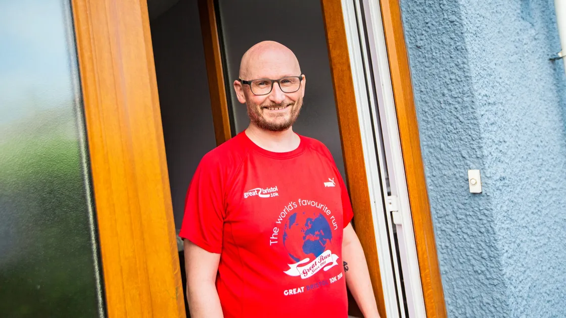 Right, La Neuve Rue resident John Gaskin. (33048450)