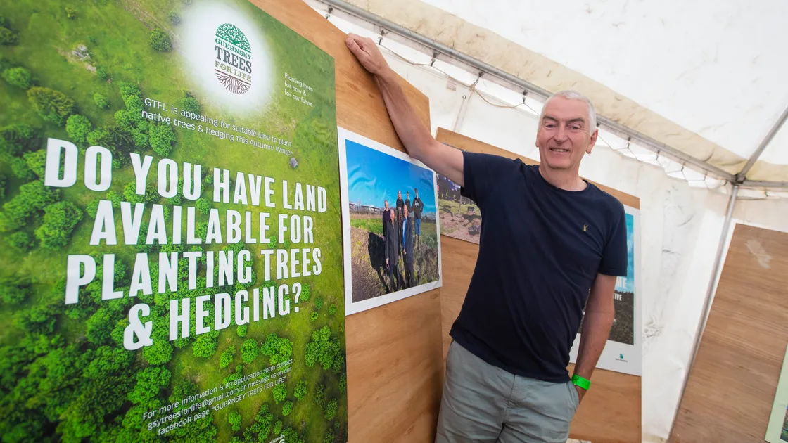 Andy McCutcheon from Guernsey Trees for Life. (Picture by Peter Frankland, 31161692)