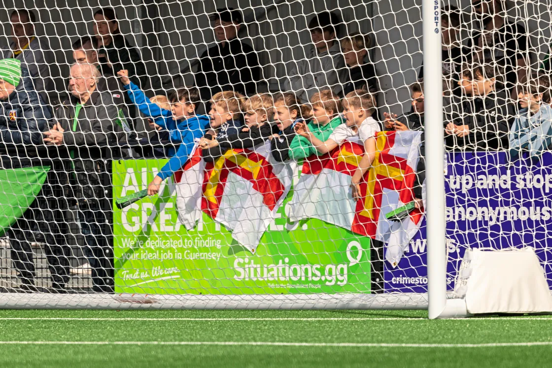 The ground features covered standing behind each goal.