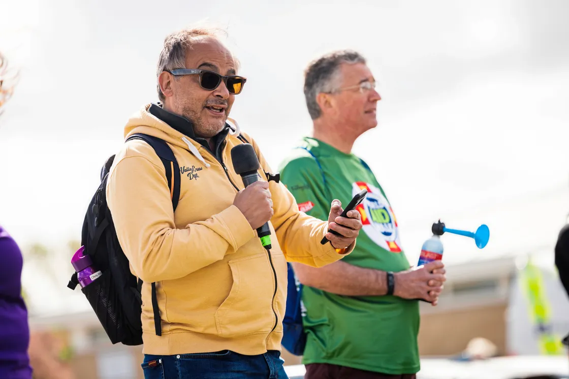 Deputy Chris Blin and Bailiff Richard McMahon.