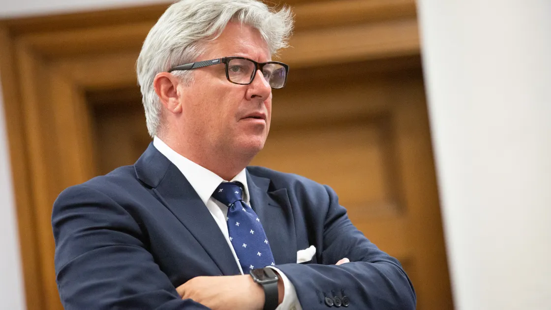 Treasury lead for Policy & Resources Deputy Mark Helyar. (Picture by Peter Frankland,  29797689)