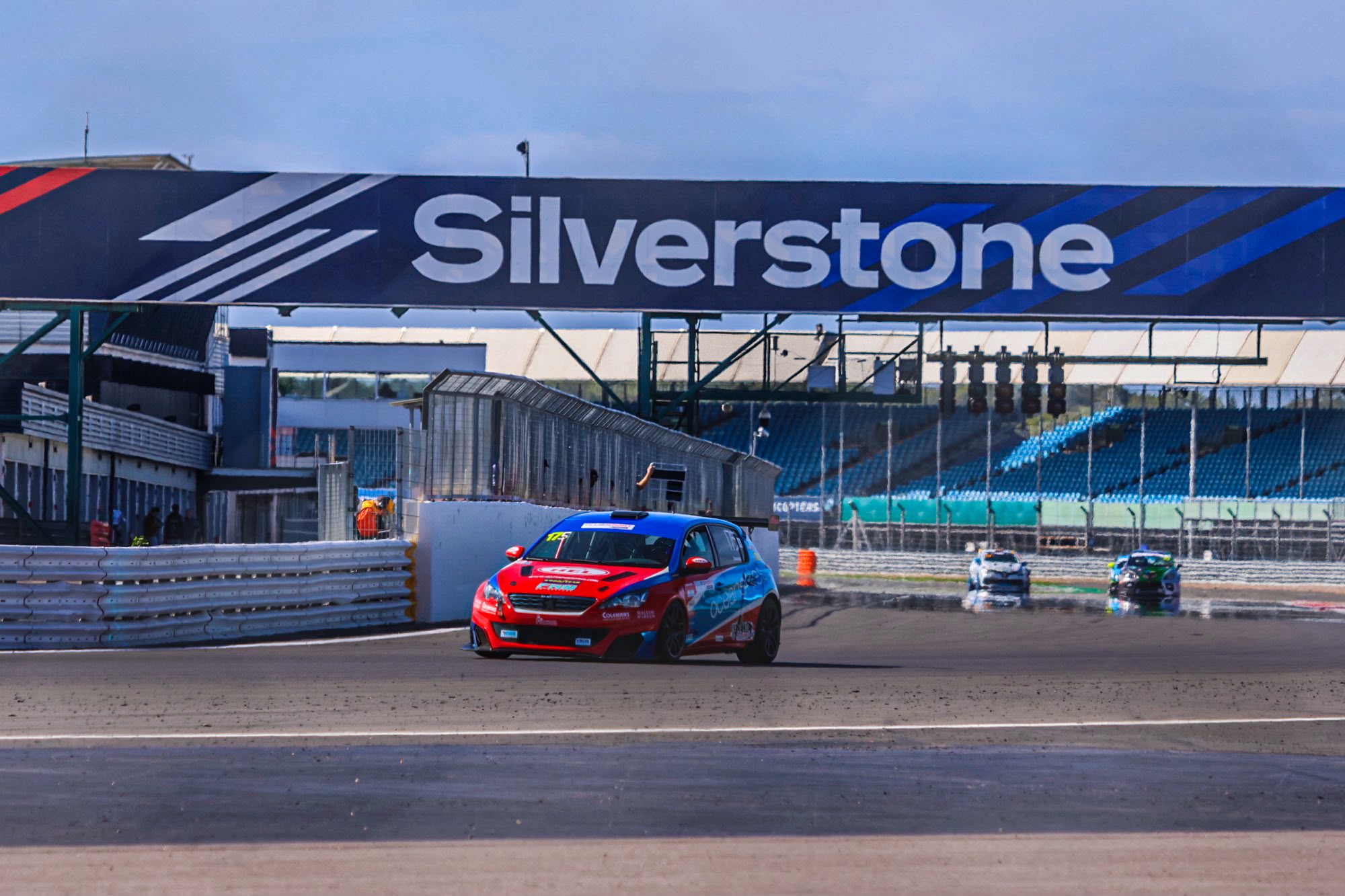 Swanson celebrates his first Silverstone victory