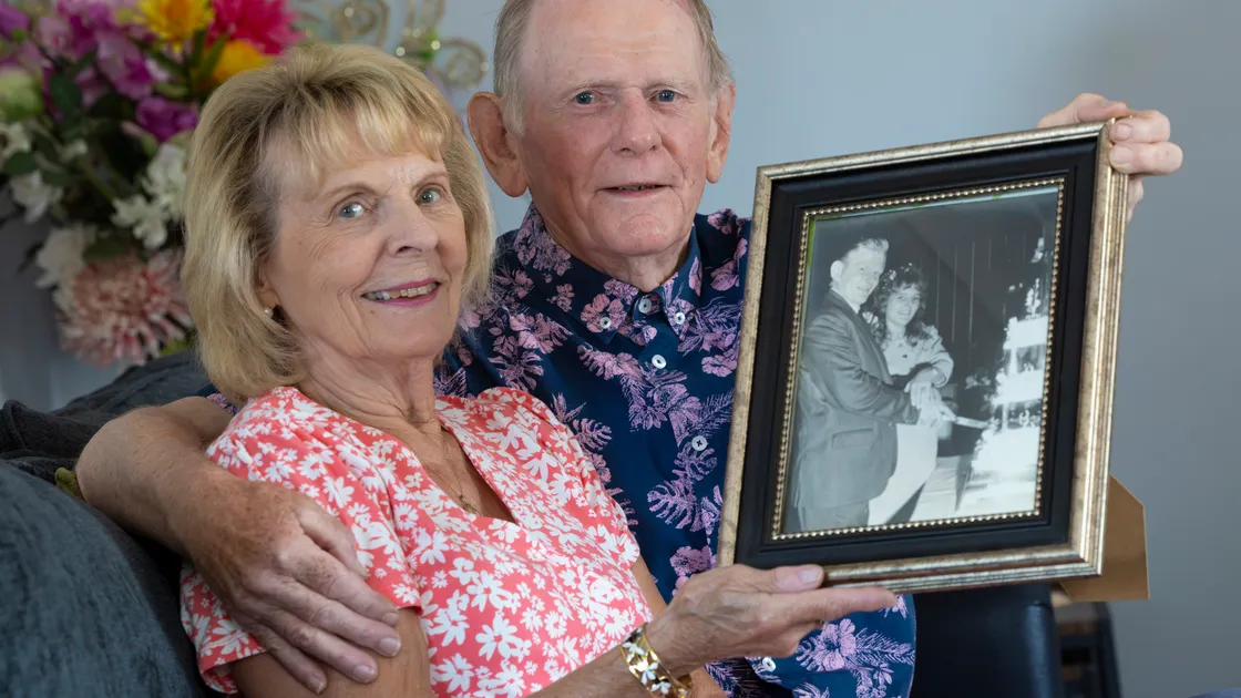 Peter and Jean Robilliard are celebrating their 60th wedding anniversary today.				 (Picture by Peter Frankland, 34849937)