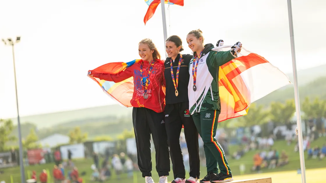 Athlete Amelia Hart made her first Island Games podium.