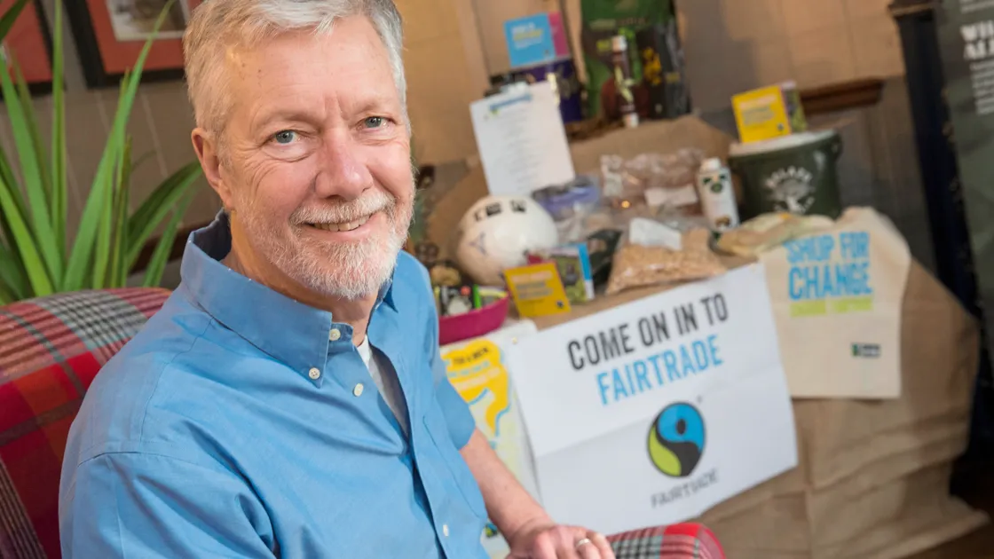 Professor Kevin Bales, researcher into contemporary slavery at Nottingham University, who spoke yesterday at the start of Fairtrade Fortnight.      (Picture by Peter Frankland, 20758881)