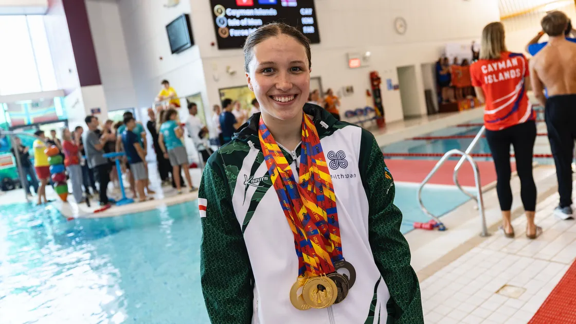 Chloe Bown has won seven gold medals at the Orkney Island Games.