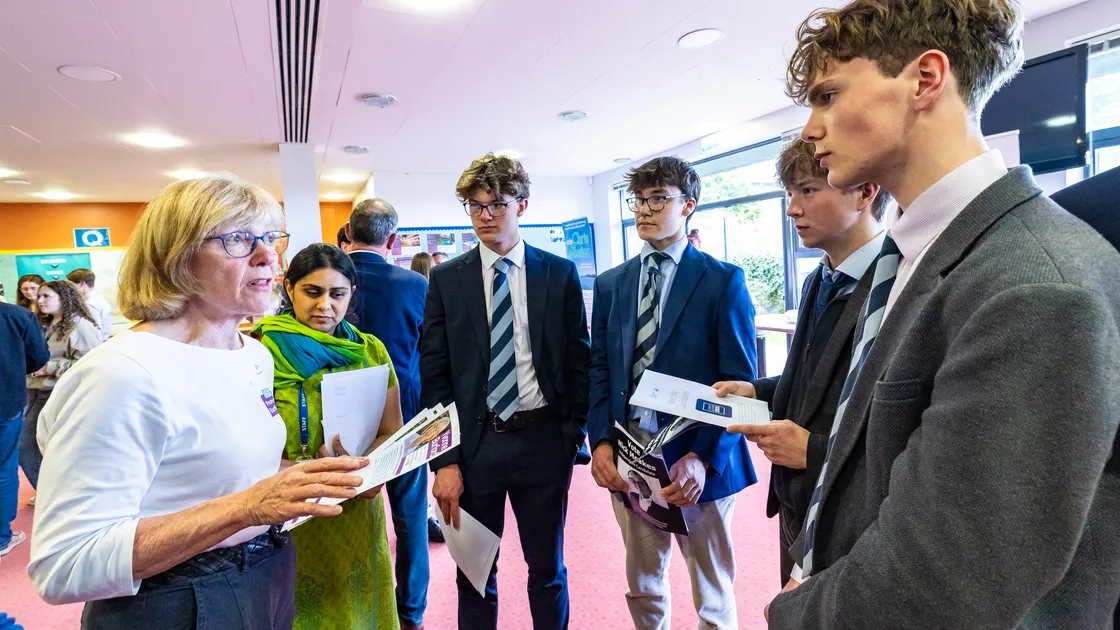 Election candidate Yvonne Burford speaks with young voters at an organised ‘Meet the Election Candidates’ event last summer