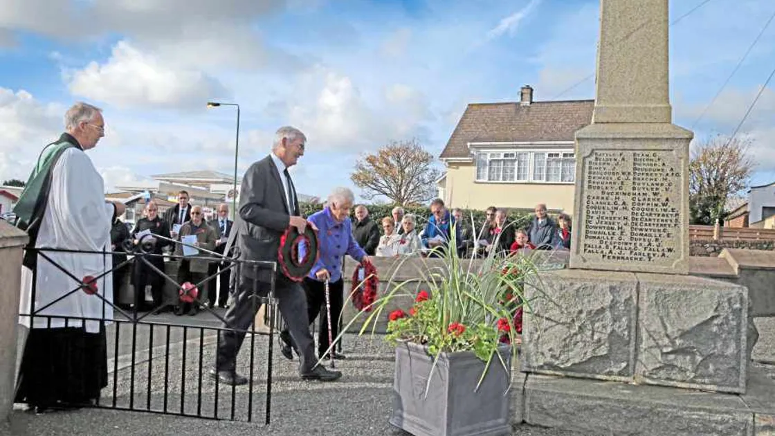 Remembrance Sunday ceremonies draw crowds