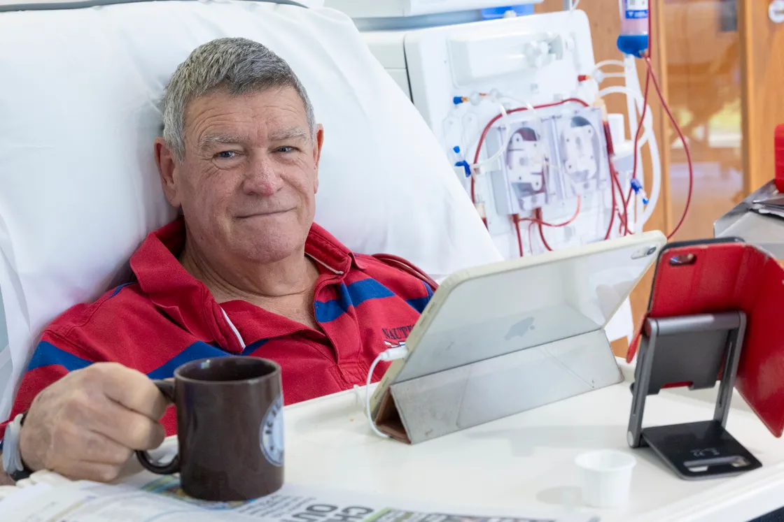 Dave Smith is chairman of the Guernsey Kidney Patients Association