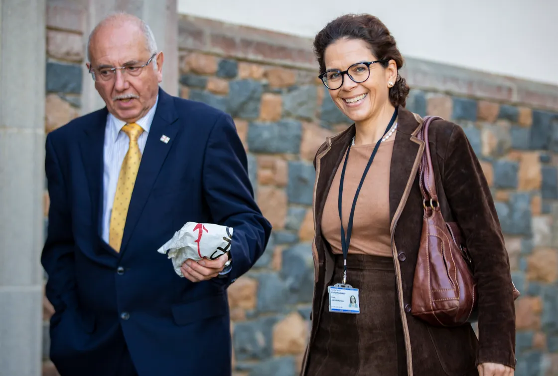 Deputies Al Brouard and Andrea Dudley-Owen have had to face huge challenges in their respective roles as presidents of Health and Social Care and Education, Sport and Culture. (Picture by Luke Le Prevost, 5179544)