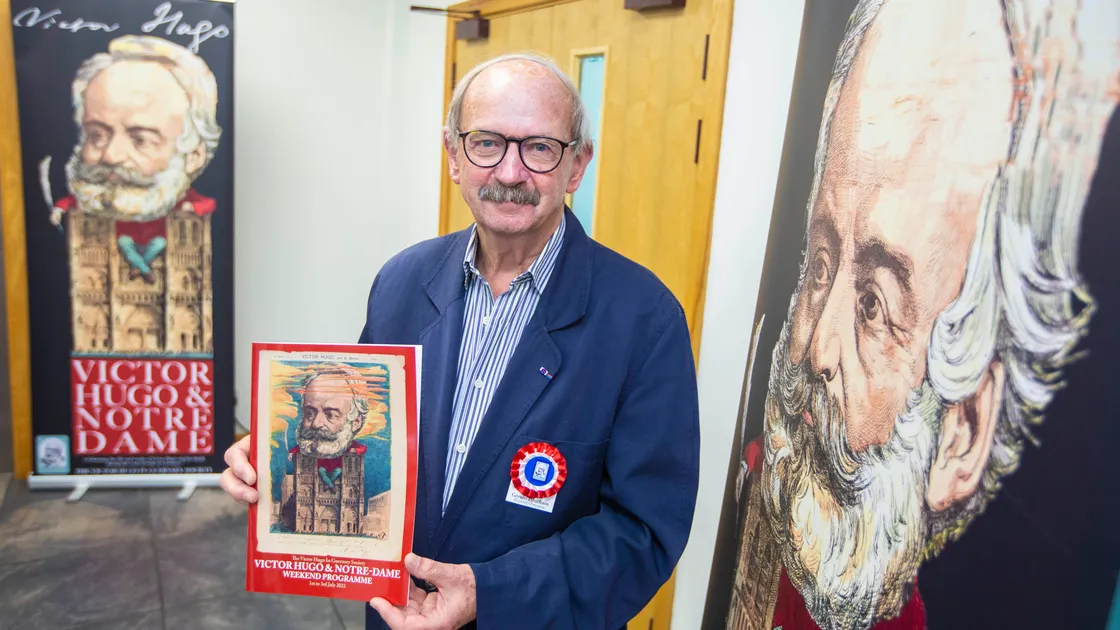 Gerard Pouchain, honorary president of the Victor Hugo in Guernsey Society. (Picture by Peter Frankland, 30992624)