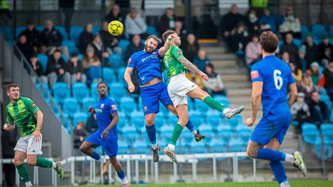 GFC have the chance to bounce back from Saturday’s defeat when they host another side currently in the relegation zone, Sutton Common Rovers, on New Year’s Day. (Picture by Sophie Rabey, 33905782)