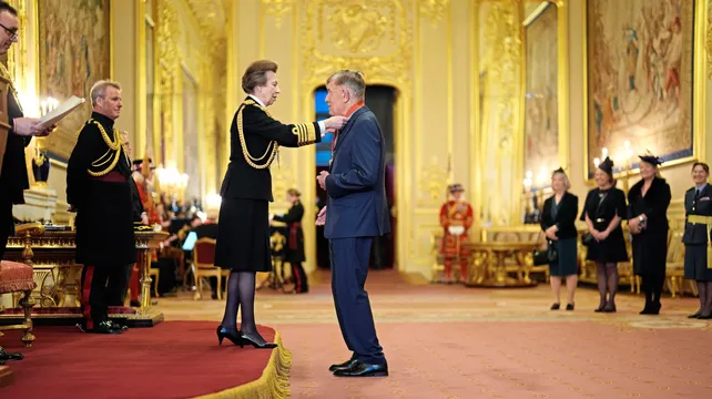 ‘This award isn’t for me’ says modest Doug, CBE