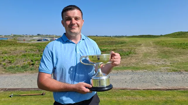 Nicolle is crowned Guernsey men's champion for the second time