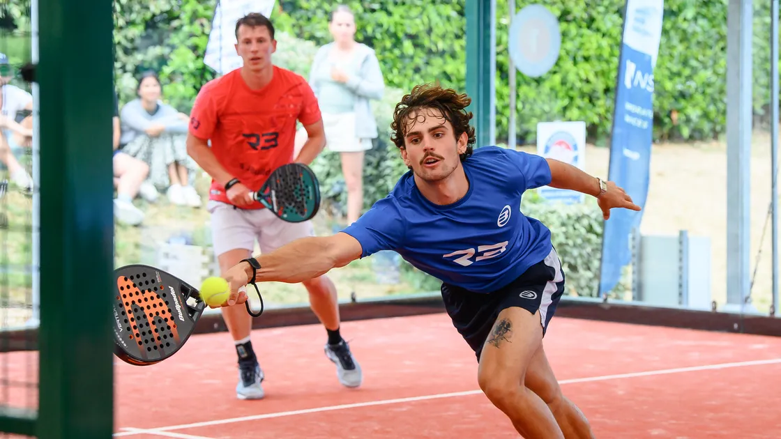 Olly Cull (left) was playing with GB Team member Jaime Lobo.