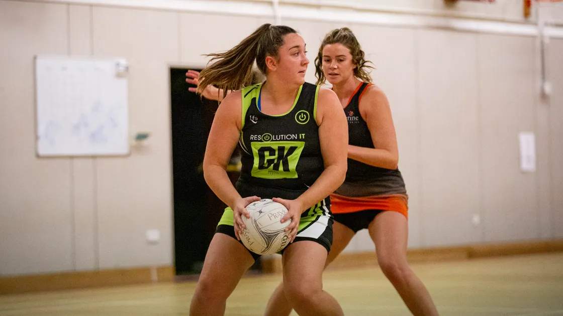 Rezzers Green player of the match Abby McCracken. (Picture by Luke Le Prevost, 31312750)