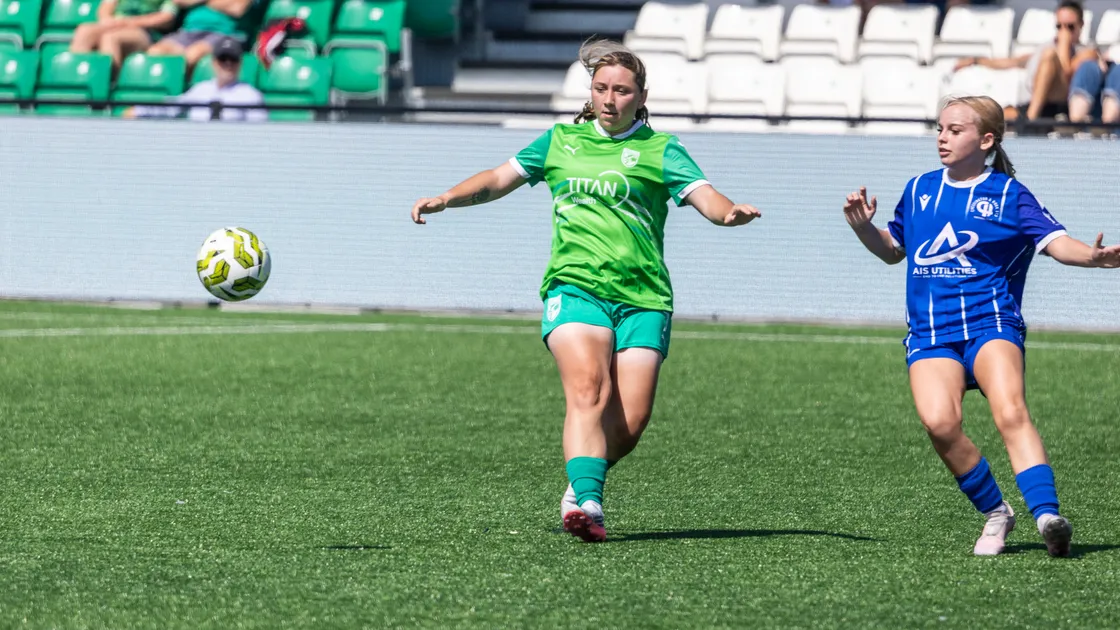 Codie Le Flem scored twice for GFC Women at Bursledon.