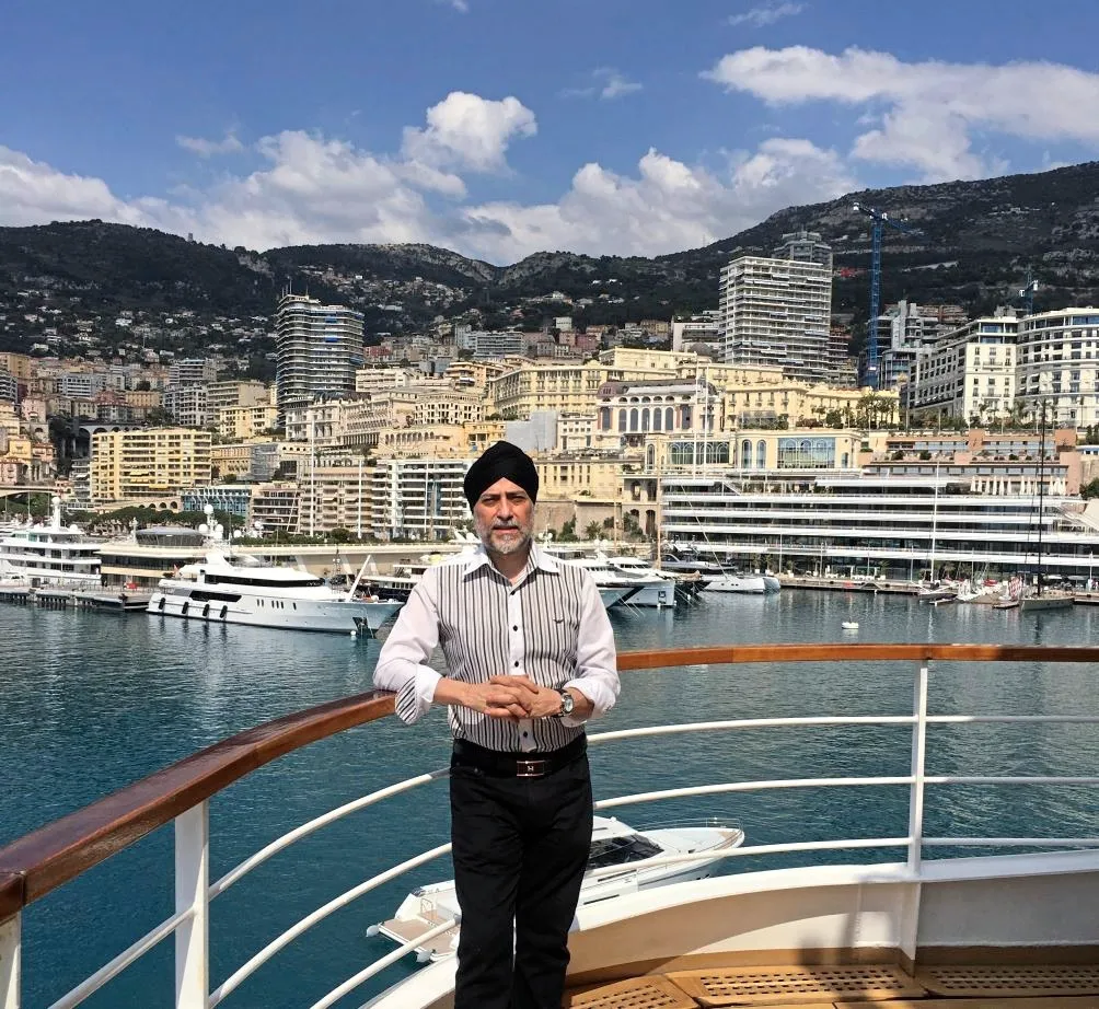Peter Mehtab in Monaco. Although he was excited by how many places magic has taken him, he remains true to his roots and makes sure to visit Guernsey every year. (26799542)