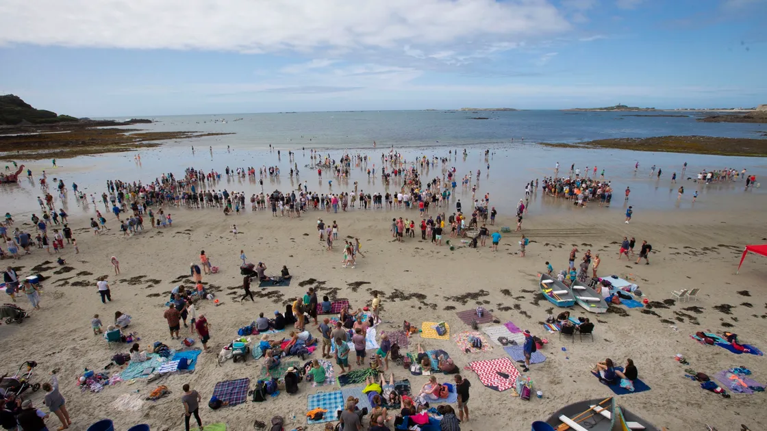 Rocquaine Regatta committee members abandoned entertainment on the road this year and held all events on the beach.(Pictures by Cassidy Jones, 29822233)