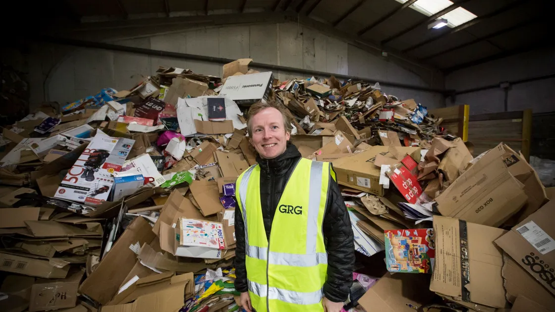 Michael Grime, the managing director of the Guernsey Recycling Group. (Picture by Adrian Miller 29066936)