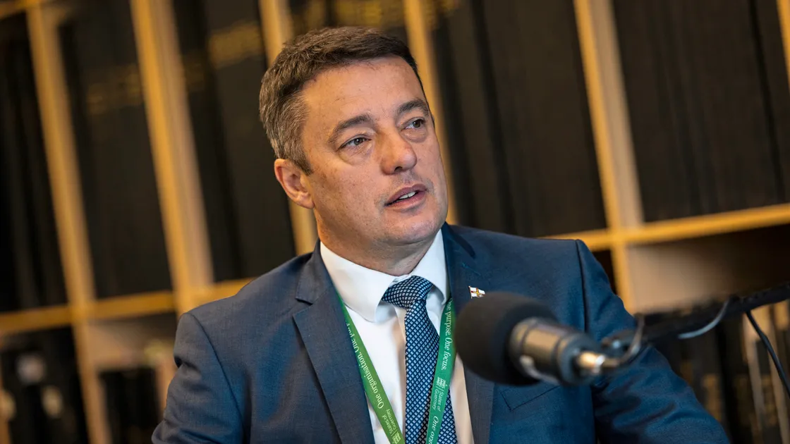 States chief executive Boley Smillie was speaking on the Guernsey Press Politics Podcast