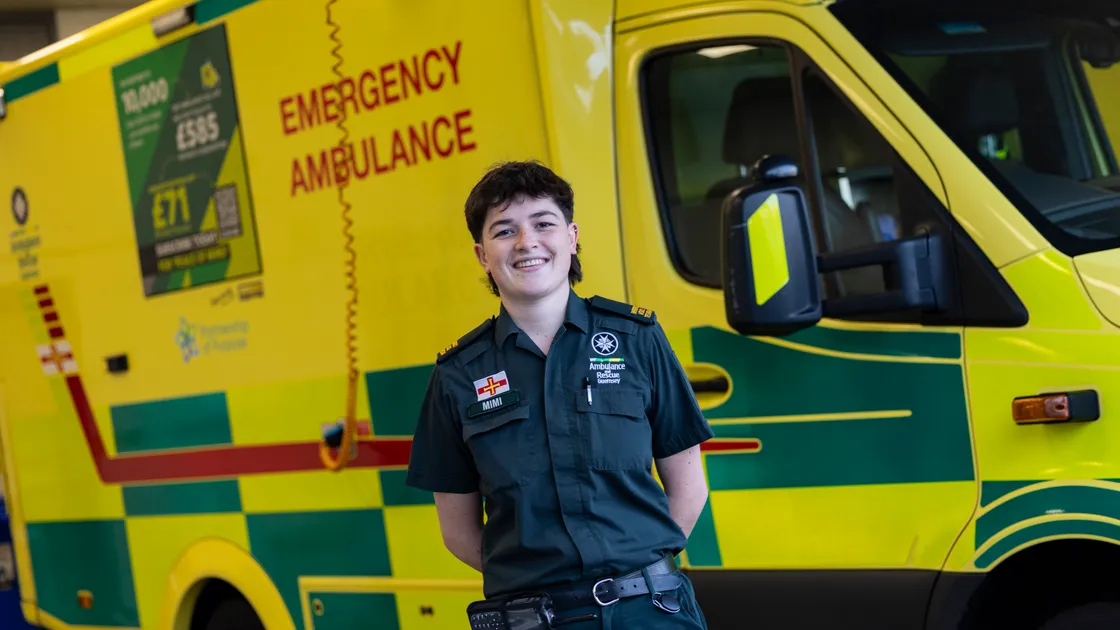Mimi Smith-Le Flocq, 23, received four awards at the annual Ambulance and Rescue awards and has also passed her training to become an emergency medical technician. 								 (Picture by Sophie Rabey, 34603832)