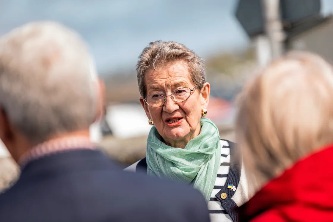 Guernsey Deportees Association chairwoman Jill Chubb was among the people liberated from Camp Lindele.