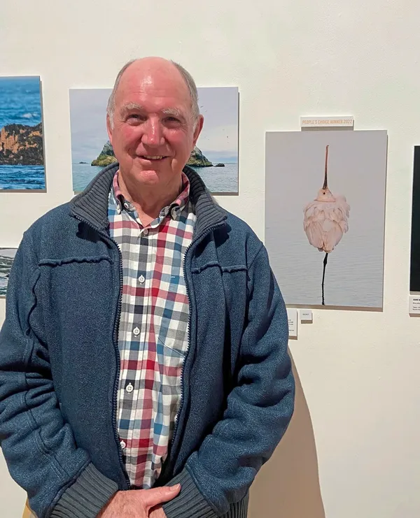 Rod was winner of People's Choice for the Bailiwick Wildlife Photographer Open Competition with his photo of a spoonbill