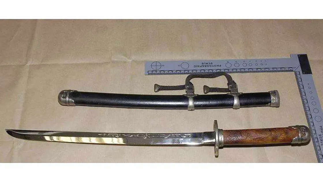 'I want to protect children' says sword-wielding great-grandfather