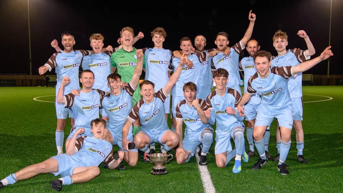 The chocolate-and-blues retained the Offshore Group Guernsey FA Cup after beating St Martin’s 4-2 on penalties in Tuesday night’s final at Victoria Park.