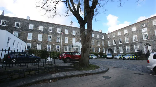 Evacuation at the Police Station after unexploded ordnance is brought in
