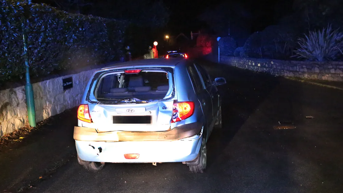 Jason Austen, 46, drove off after crashing into the back of a Hyundai Getz at La Couture, St Peter Port.                                                                                             (Picture by Adrian Miller, 20727922)