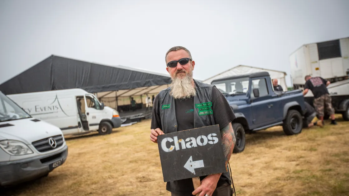 Chaos Festival organiser ‘Ozy’ Chris Chadwick. (Picture by Sophie Rabey, 33810472)
