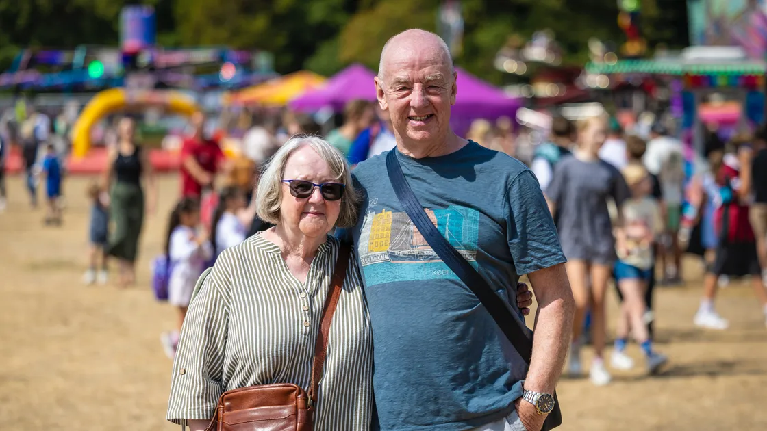 Jo and John Thompson from Teesside at the first day of the North Show.