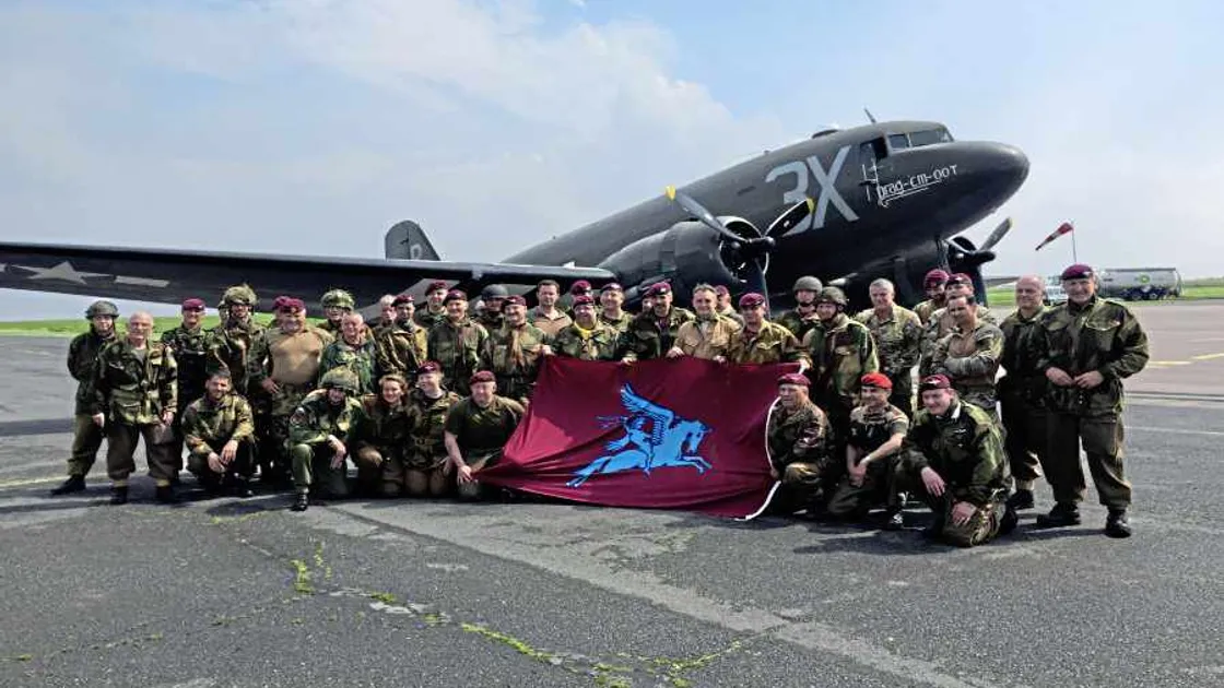 Memorial parachutist calls it a day after honouring SAS legend in final jump